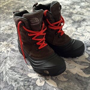 The North Face Kids Boots - Brown and Red like new!